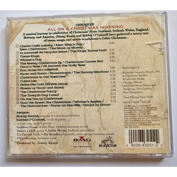 Aengus All On A Christmas Morning CD Audio Music Album - Picture 5 of 6